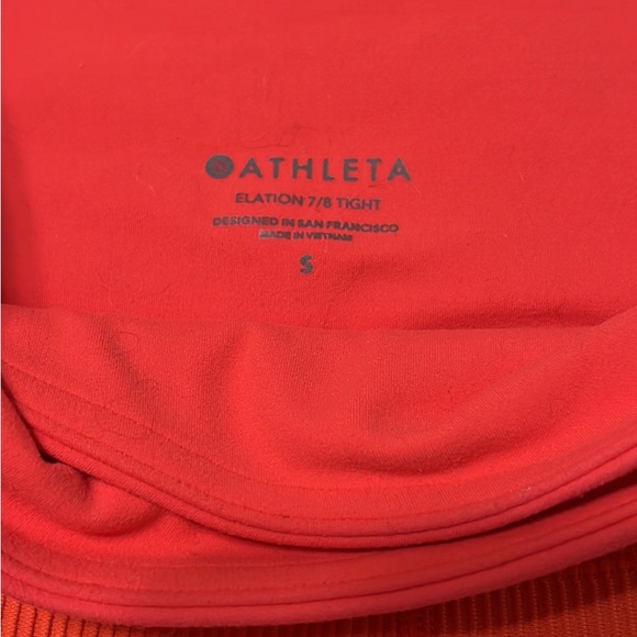 Athleta crossover waist elation 7/8 pants. Size small - Picture 3 of 6